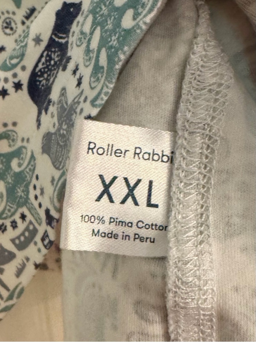 Roller Rabbit Nordic Folk Pima Cotton Pajamas XXL - Picture 14 of 14
